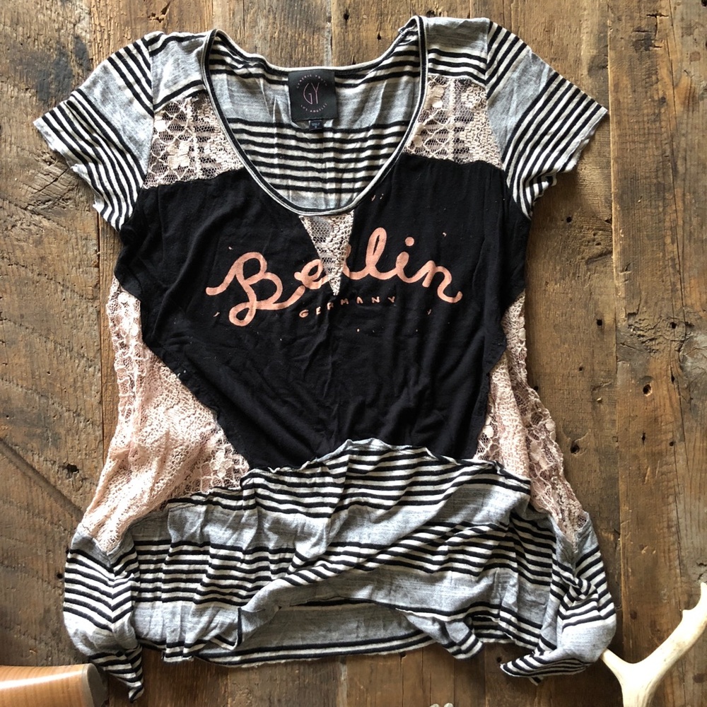 GY from The Buckle | Mixed Media Top